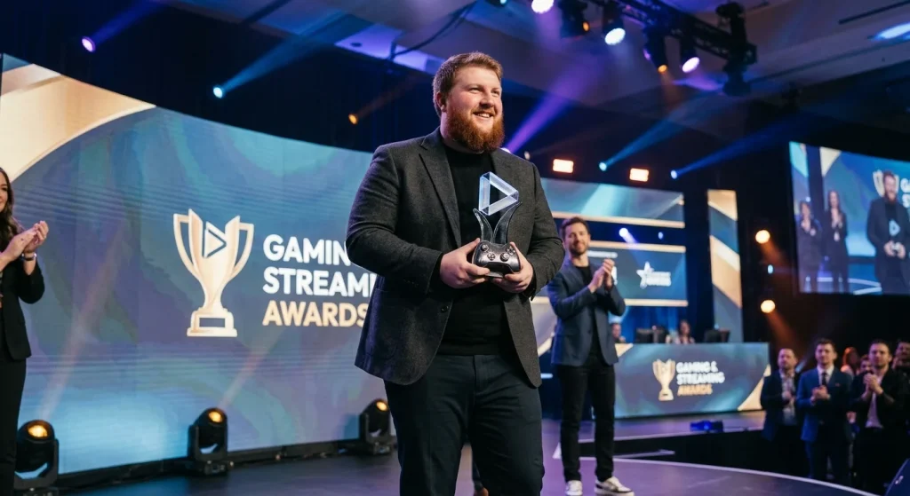 CaseOh net worth award recognition at streaming event