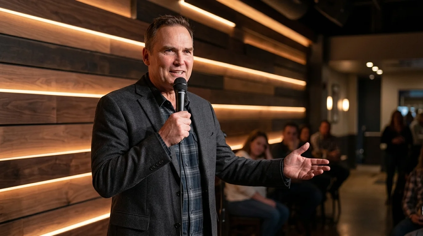 Norm Macdonald net worth comedian on stage