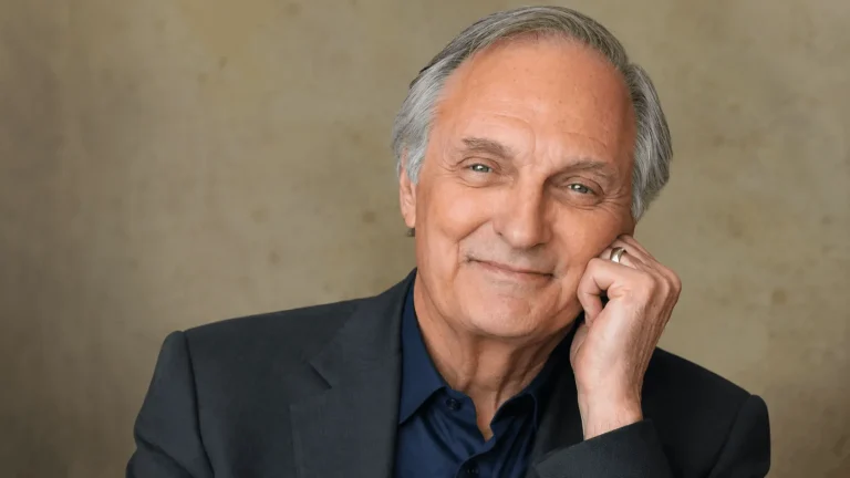 Alan Alda smiling at a public event