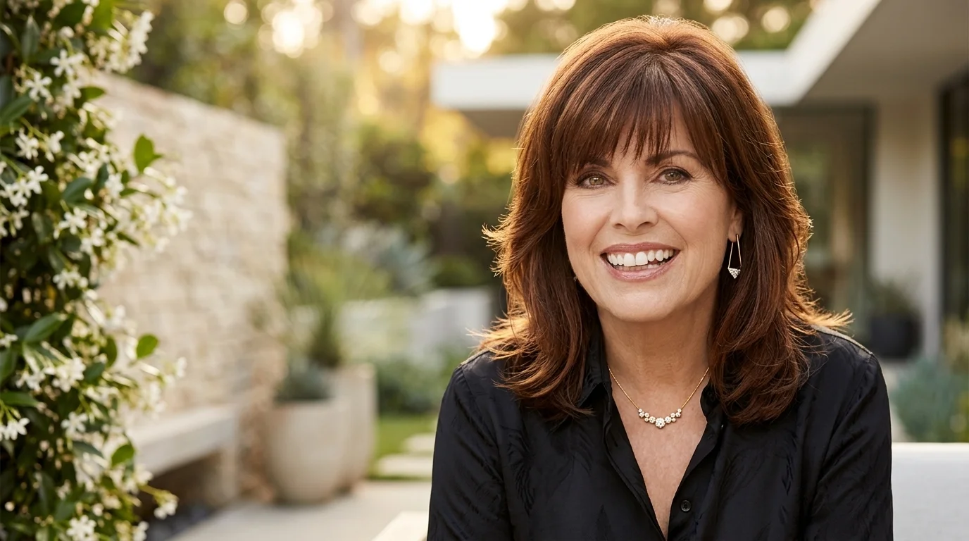 Debbie Turner, former child actress and floral designer, pictured in her flower