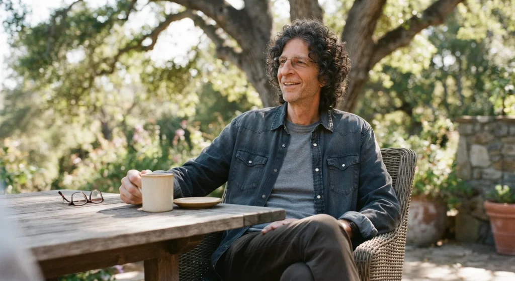 Howard Stern style candid off-air moment