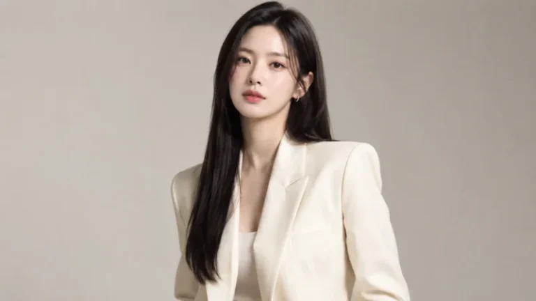 Ryu Da-in poses for an editorial style photo shoot